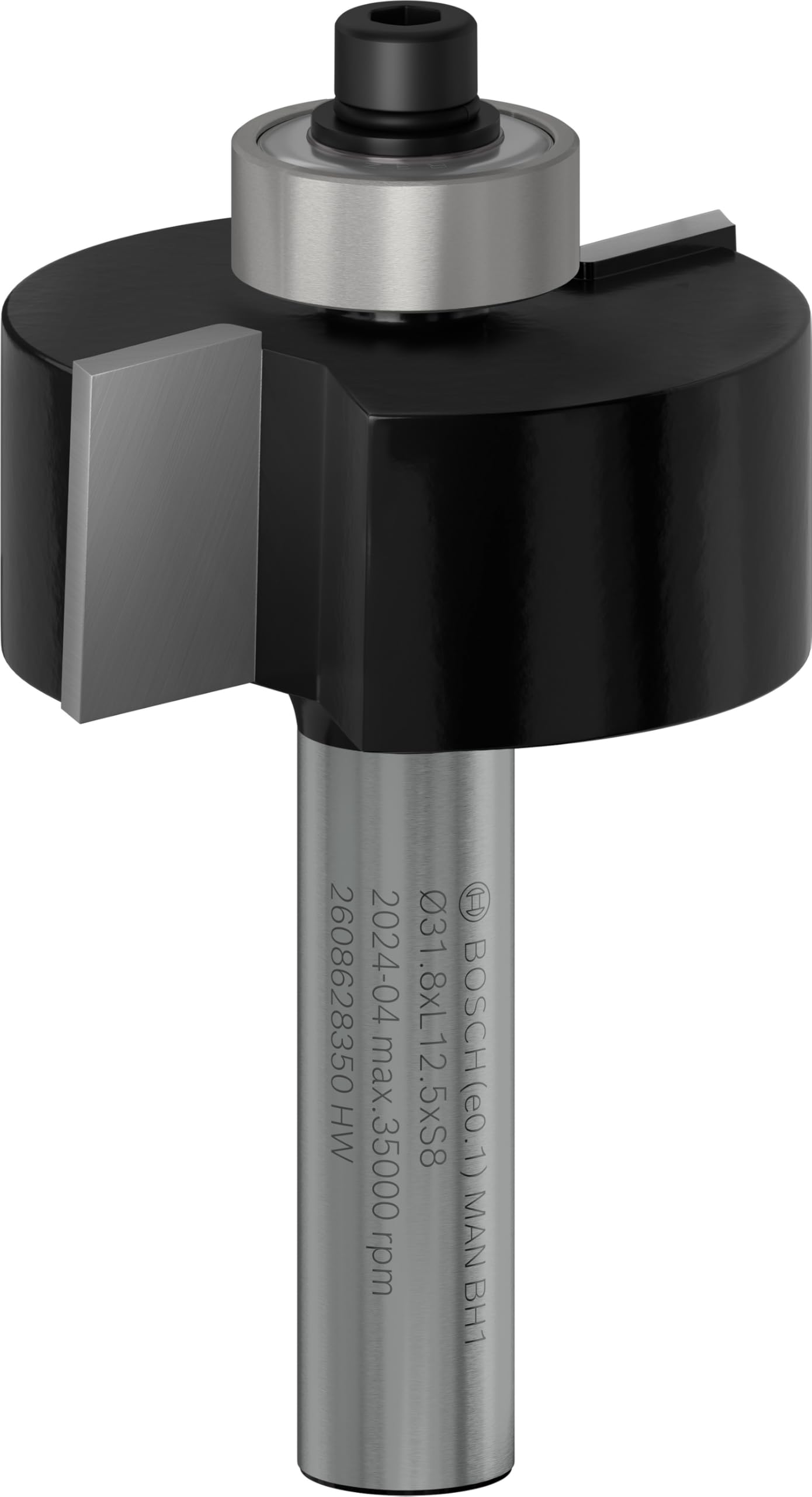 Bosch 2608628350 Roman Ogee Bit, 0 V, Black/Silver, 131.8 x 12.7 x 8 mm