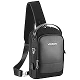 Sac Poitrine Homme Sac Bandoulière Sacoche Homme pour Voyage Marche Cyclisme (No