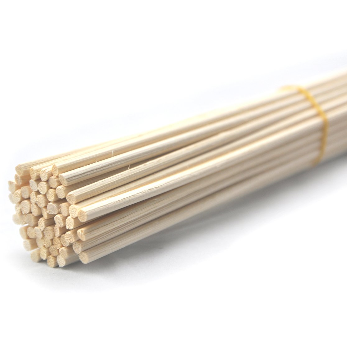 50 Pieces Natural Rattan Reed Diffuser Replacement Refill Sticks For Aroma (30cm x 4mm, Natural Colour)