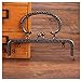 Ownstyle Clasp Metal Frame Purse Frame Kiss Clasp Lock Squared Design 8 Inch (C)