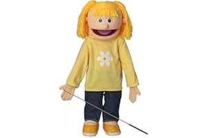 SILLY PUPPETS Katie, Peach Girl, Full Body, Ventriloquist Style Puppet, (25 Inches)