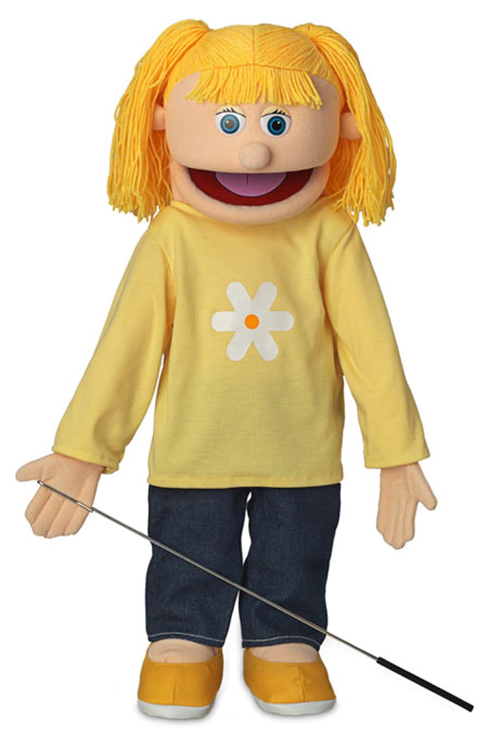 Katie, Peach Girl, Full Body, Ventriloquist Style Puppet, 65cm