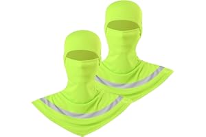 CYNROFVEN Balaclava Face Mask Men- Full Face Mask for Motorcycle Windproof Moisture Wicking Face Cover 2PCS