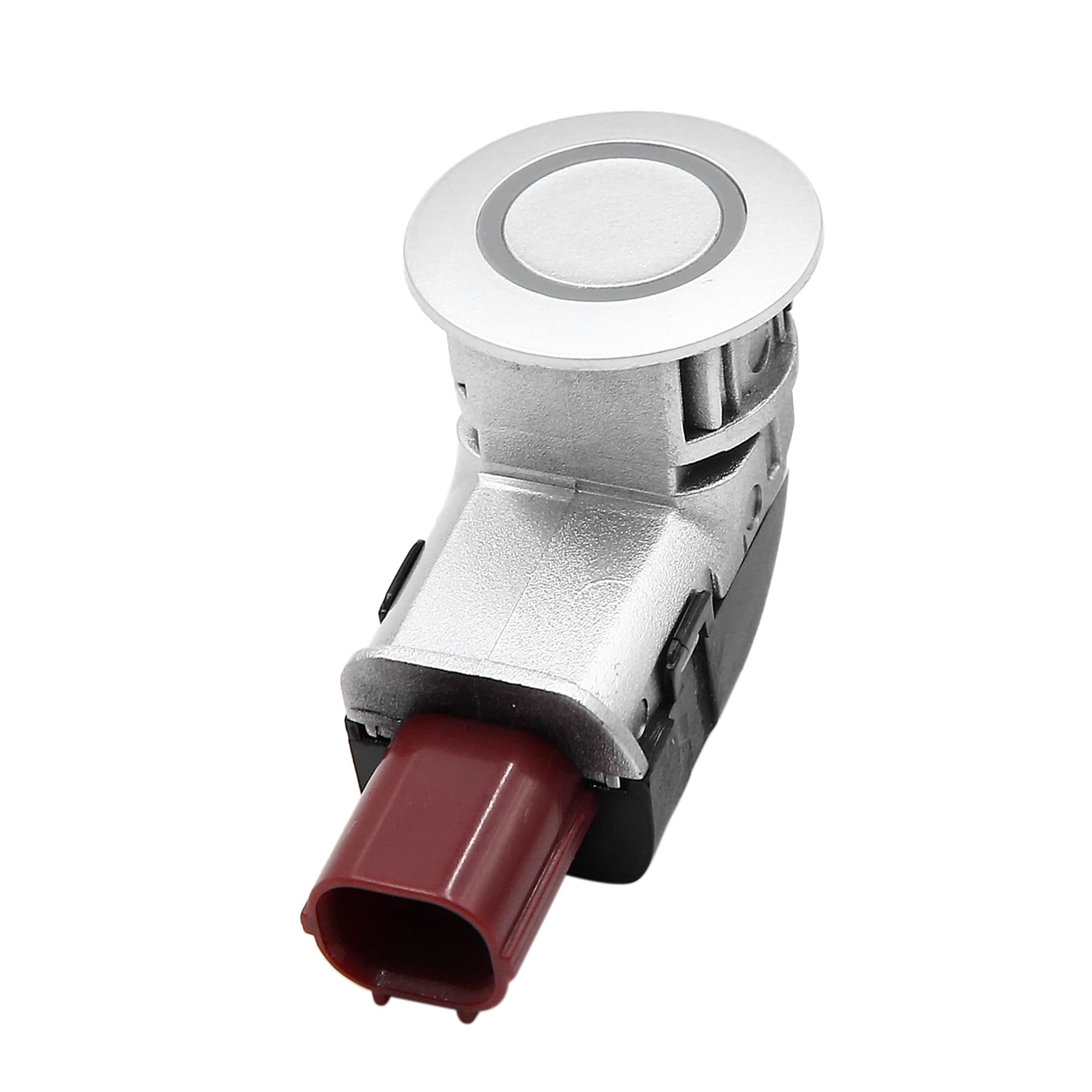 A ABSOPRO Car Parking Assist Sensor 39680-SHJ-A61-B0 Bumper Reverse Sensor for Honda Odyssey 2005-2009 Plastic Metal Silver Tone