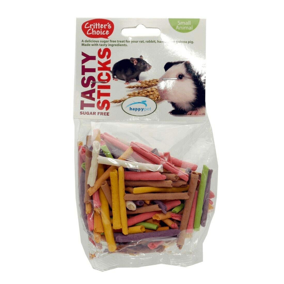 BYUP Critters Choice Tasty Sticks 6 x 75g 450g for Small Mammals