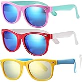 Pro Acme Kids Polarized Sunglasses, Flexible TPEE Frame Shades for Toddler Girls Boys, Ages 3-12