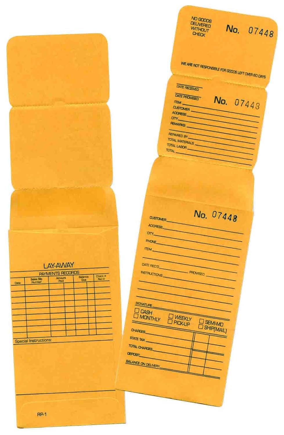 100 Jewelry Repair Envelopes Numbered in Consecutive Order Coin & Small