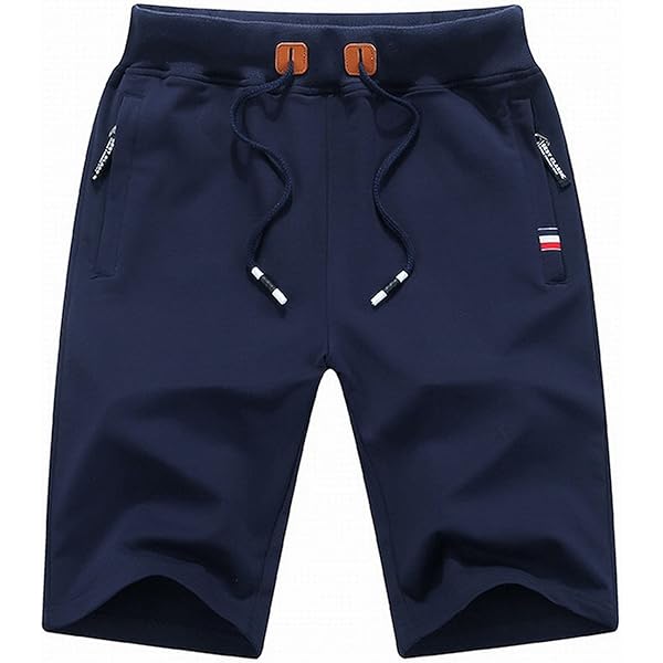 パンツ REMAKE SWEATS DOUBLE KNEE SHORTS Hfyihgf Men's Cotton Casual Sweat Shorts 3/4 Jogger Capri