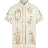 GUESS Mens Eco Floral Mirror Charm Shirt