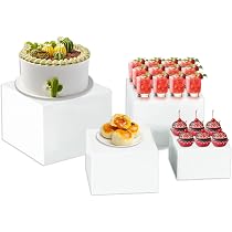 Presentoir Desserts Doré Rehausseurs De Buffet PEUTIER - Lot 3 En Acrylique Doré Pour Cupcakes, Desserts, Présentation élégante Rehausseurs Buffet