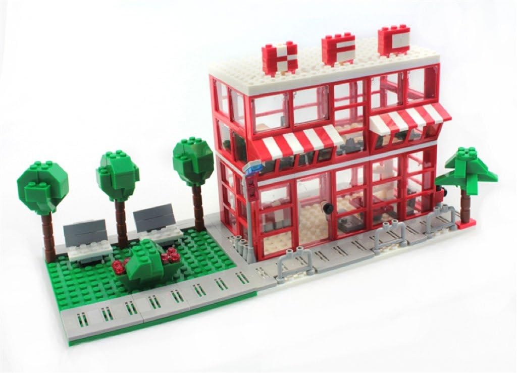 Construction Building Blocks boys Girls 6 Year Old Kids Toy Set Creative Educational Interlocking Brick Block Playset Kit Smart City Construction Set ( Mini Blocks Compatible With Major Brands) (429Pcs Blocks)
