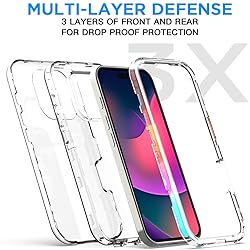 AICase for iPhone 16 Pro Clear Case(6.3"),Heavy