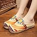 Walking Slip-On, Tezoo Women's Summer Breathable Blackless Walking Shoes, Colorful Sun Flower Series Embroidered Shoes, Outdoor Leisure Garden Clogs, House Slipers, Scandals Beige 8