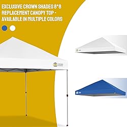 CROWN SHADES 8x8 Canopy Replacement Top - Only