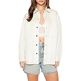Forever 21 womens Oversized Faux Suede Shacket