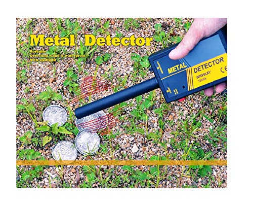 ALLOSUN Handheld TS66A Waterproof Wand Pin Pointer Metal Detector, Grey - Thumbnail 4