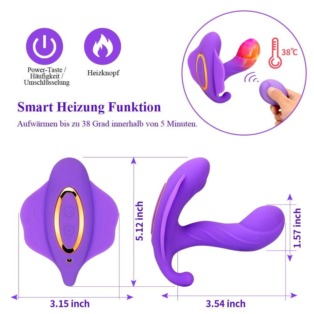 Vibrador sexual para mujeres, Vibradores portátiles inalámbricos, bragas vibrantes, estimulación del clítoris, impermeable silencioso 10 patrones juguetes eróticos para parejas