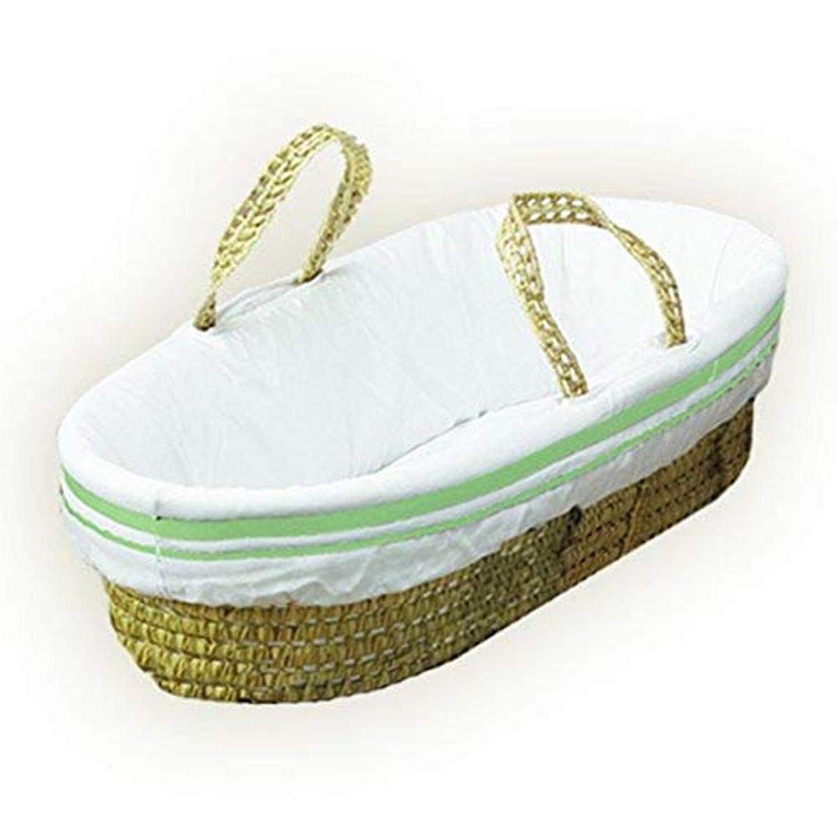green moses basket