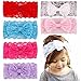 Ms.Gaga 7PCS Girl Baby Headband Toddler Lace Bow Flower Hair Band Accessories