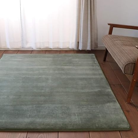 Amazon ラグ カーペット 低反発 ラグマット 190 240cm 3畳 フランネル 極厚 厚手 遮音 滑り止め 床暖房 オールシーズン 赤ちゃん 絨毯 北欧 おしゃれ ローデングリーン ラグ カーペット オンライン通販