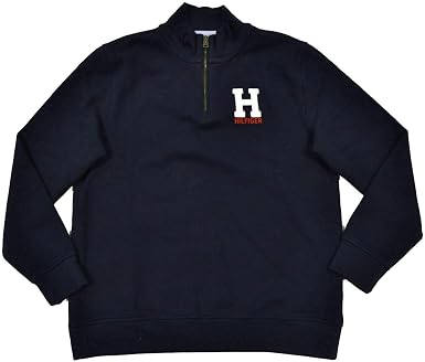 Amazon.com: Tommy Hilfiger - Suéter con cremallera para hombre, S, Azul  marino/flor y brillo: Clothing