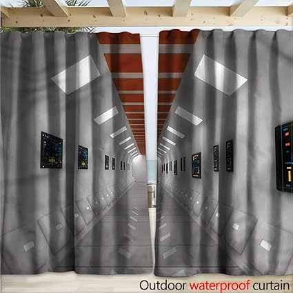 Amazon Com Warmfamily Futuristic Waterproof Sliding Door