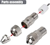 Gunwon 5 PCS Aerial Coaxial Connectors 2x Female 2x Male Plug Adaptor view 6