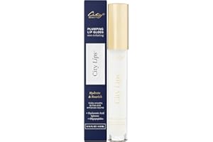 City Beauty City Lips Clear - Plumping Lip Gloss - Hydrate & Volumize - High Shine Lip Plumper - Hyaluronic Acid & Peptides V