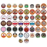 Coffee, Tea, Cider, Cappuccino and Hot Chocolate Single Serve Cups For Keurig K Cup Brewers Variety Pack Sampler, 50 Count