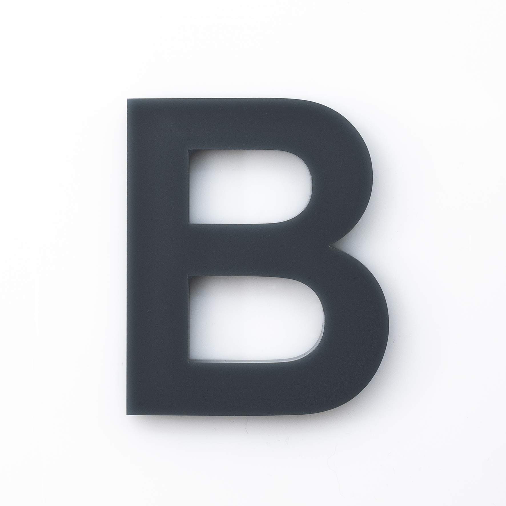 Meinplexi B-B-25 Acrylic Letter, Anthracite RAL: 7016, one Size