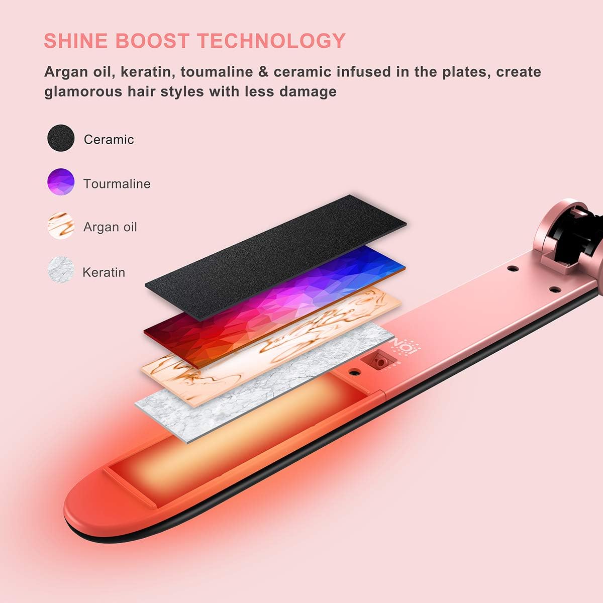 keratin infused ceramic plates