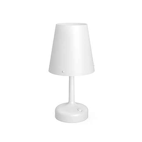 Philips LED Tischleuchte, batteriebetrieben, tragbar, weiß