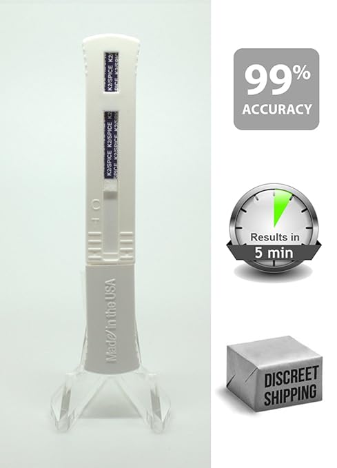 SYNTHETIC MARIJUANA Drug Testing Kits Also includes K2, K3, & K4, &quot;Fake Weed&quot; Dip Card -Instant Results - Highest Quality Single Panel Drug Test