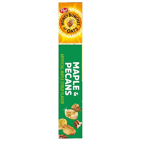 HONEY BUNCHES OF OATS MAPLE AND PECANS BREAKFAST CEREAL, MADE WITH GRANOLA CLUSTERS, 12 OZ BOX