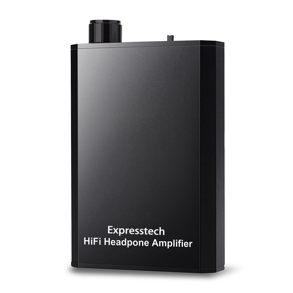 Expresstech @ Audio amplificador portátil de auriculares Estéreo audio Amplifier con mm