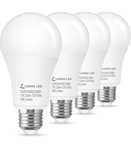 Energetic Dimmable A21 LED Bulb – 150W Equivalent, Super Bright 2300LM, Soft White 2700K, E26 Base, Damp Rated, UL Listed, 2-Pack