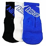 Nike Little Boy's 3-Pair Royal Assorted Performance Crew Socks