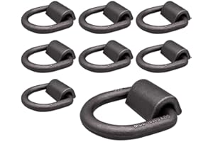 Mytee Products (8 Pack) 5/8" Heavy Duty Weld-On Forged D Ring 18,900 Lbs