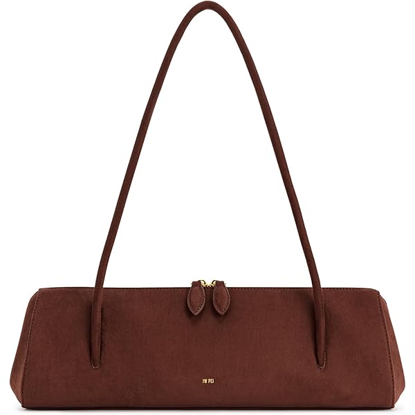 TESSA スエード ショルダーバッグ - ダークバーチブラウン JWPEI Tessa Suede Shoulder Bag - Dark Birch Brown | JW PEI