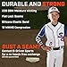 B-Driven Sports Pro-Fit Compression Arm Sleeve - Athletic Sports Support for Baseball, Basketball, Football, Softball, Running, Volleyball, Men, Women, Youth - Nude S/M (Adult) (1pc)