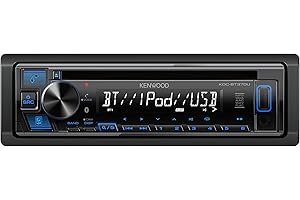KENWOOD KDC-BT370U CD Car Stereo with Bluetooth, AM/FM Radio, Front High Power USB, Alexa Built in