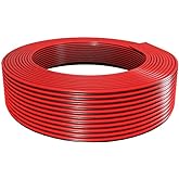 BTF-LIGHTING UL Listed 10m 2Pin 22AWG Extension Cable 2-Core Red Black PVC Plastic Flexible Conductor Wire for LED Strip Ligh
