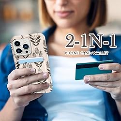 Petocase for iPhone 13 Pro Wallet Case Card Holder