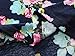 MSBASIC Midi Dress Short Sleeve A-line Dresses for Women Navy Peony M