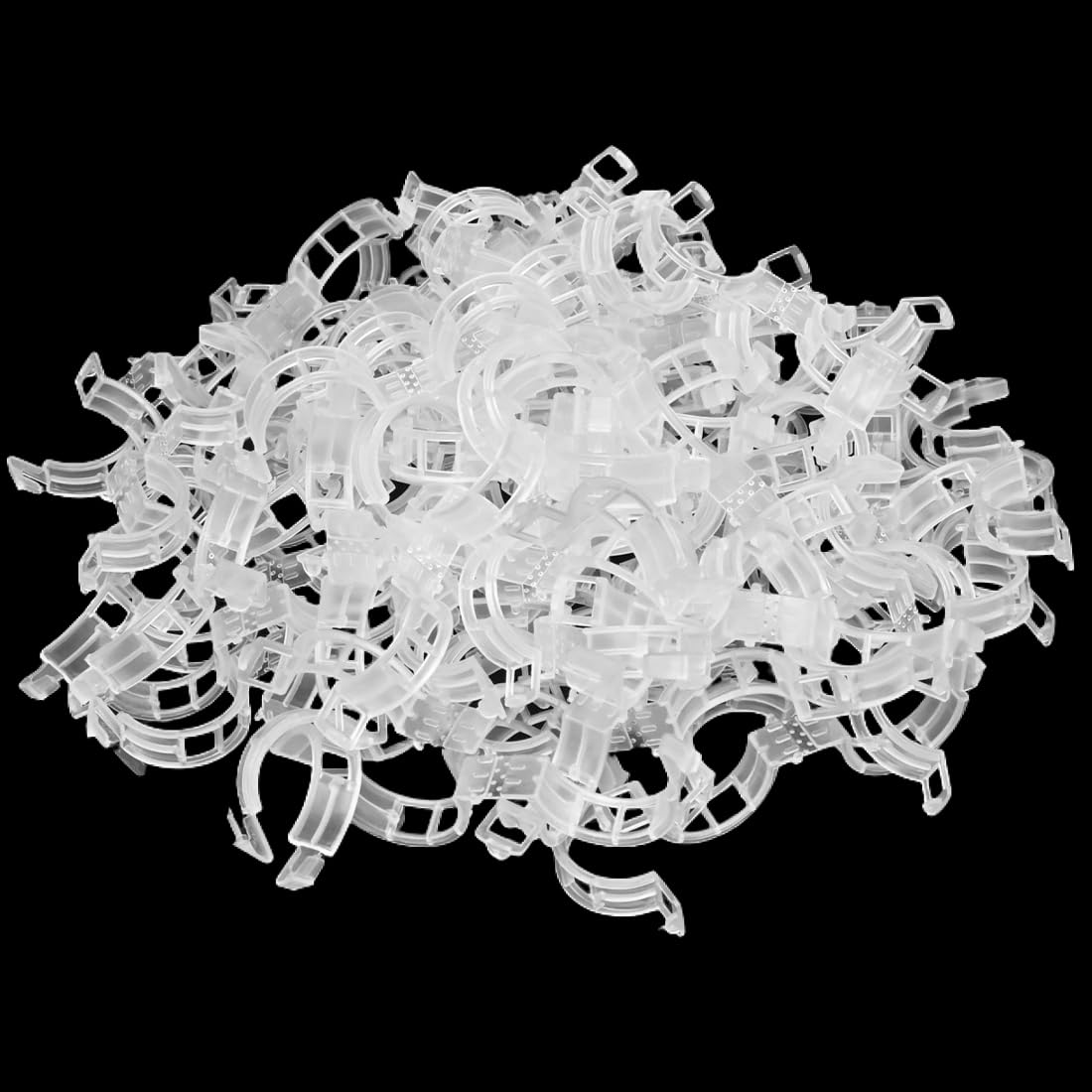 LICQIC 100 Pcs White Plant Holder Clips, Tomato Clips are Suitable for Tomatoes, Cucumbers, Peas, Grapevines and Other Vine Plants