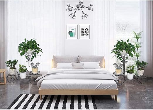 NANFENG Estanteria para Macetas, Soporte Macetas Plantas Metálico ...