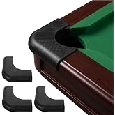 SUPVOX Pool Table Corner Protectors 4 Pcs Billiard Table Corner Guards Safety Bumpers Edge Covers for Pool Furniture Easy Install
