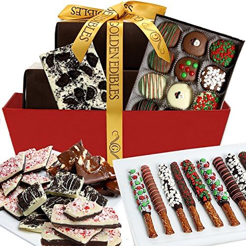 Holiday Indulgence Chocolate Covered Snack Basket