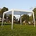 10'x10'Outdoor Canopy Party Wedding Tent Garden Gazebo Pavilion Cater Events (White)