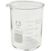 Graduated Beaker, Glass, Low form, 100ml